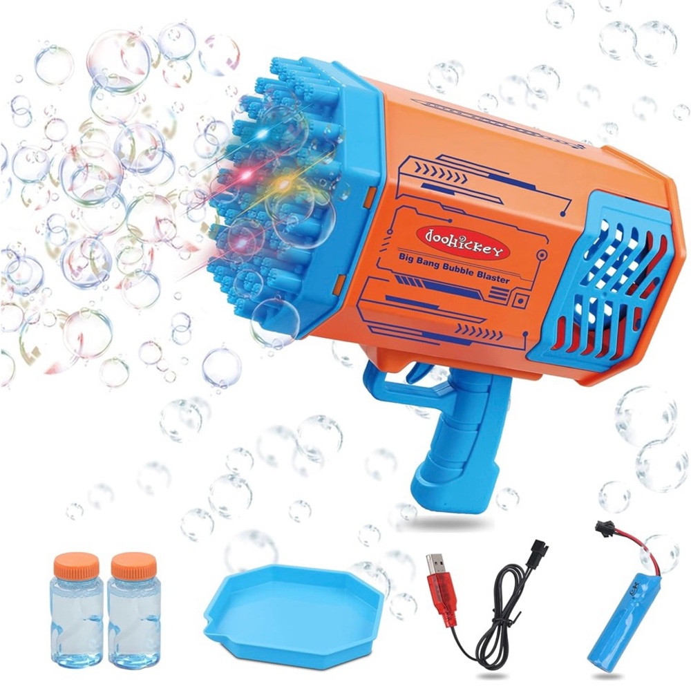 Bubble Blaster - Vibrant Orange and Blue